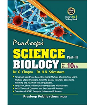 Pradeep's Science Biology (Part-III) for Class 10 